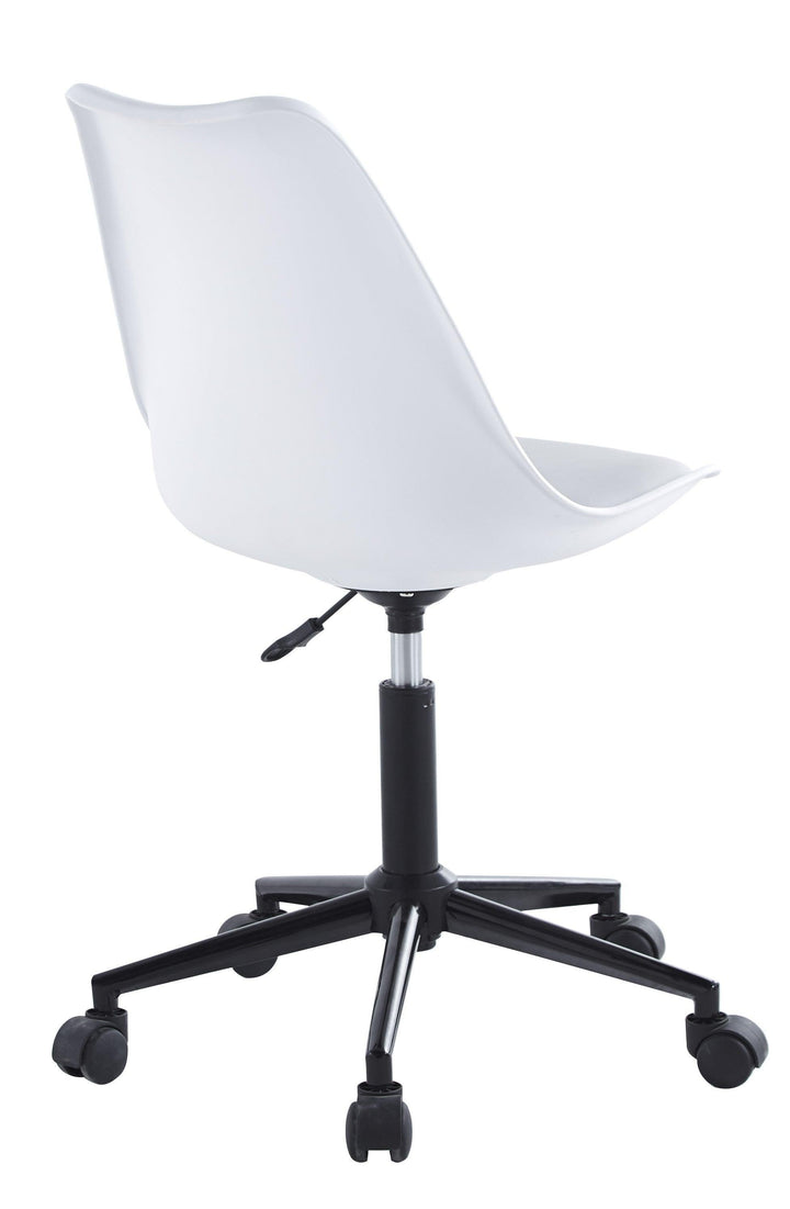 Polypropylene and white imitation office chair