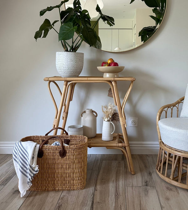 NUHA - Natural rattan console