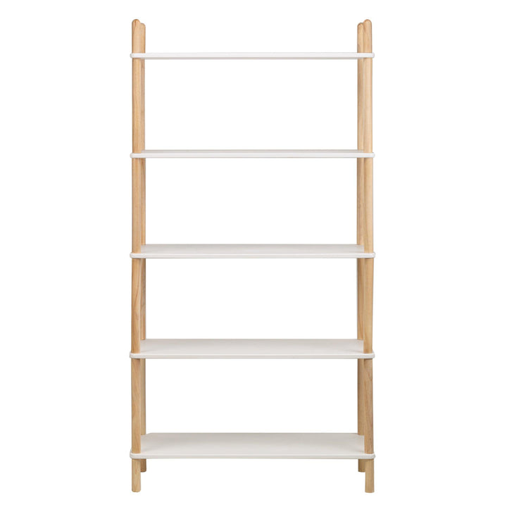 Scandinavian-style shelf in solid white pine